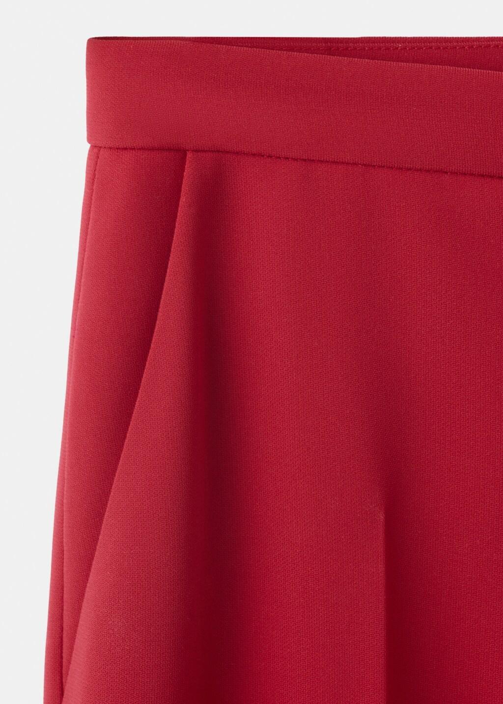 Red High-Waist Suits Trousers, Red, large image number 3