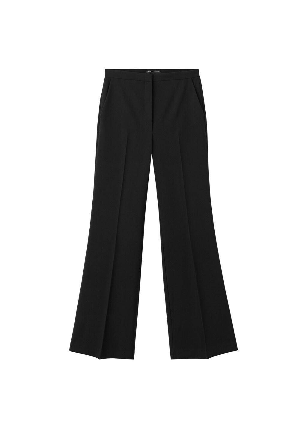 High-Waist Suits Trousers, Black, large image number 4