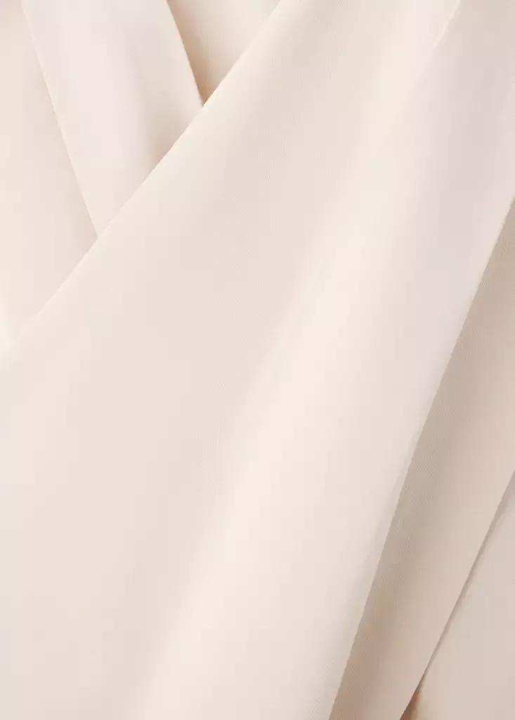 Beige Wrap-Over Top With Ing, Light Beige, large image number 5