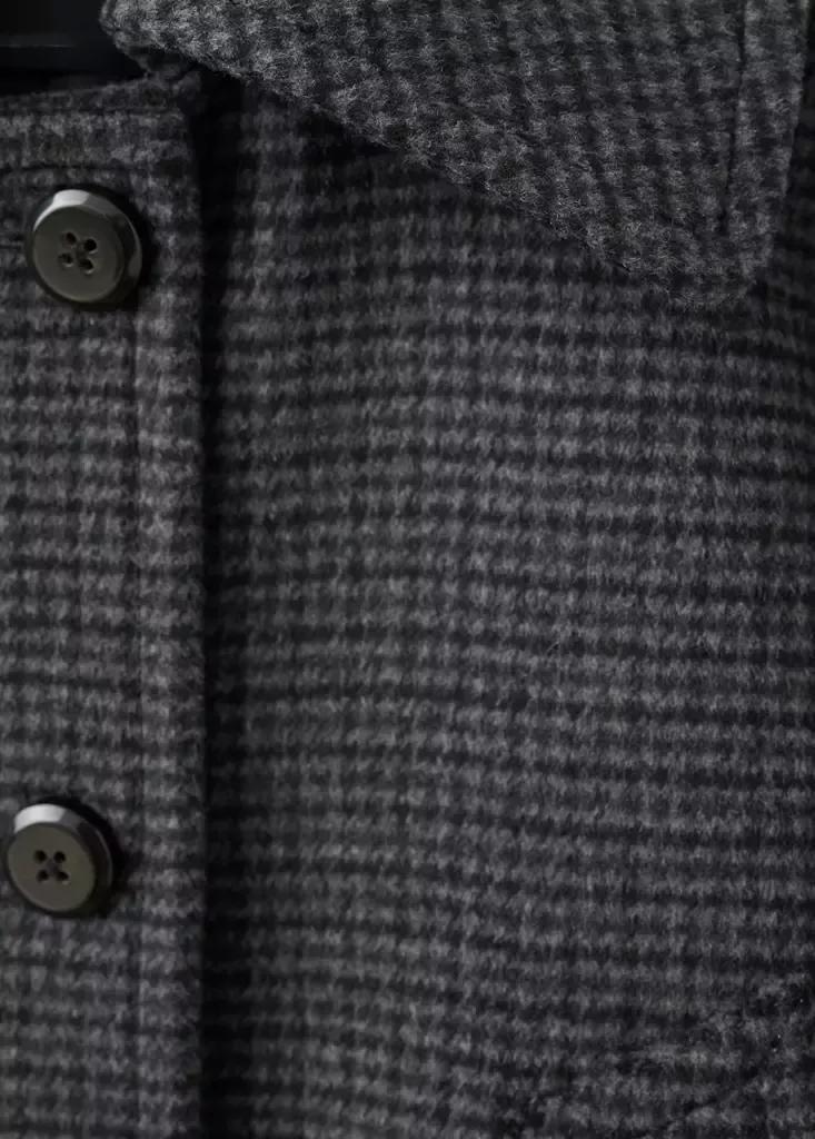 Blue Houndstooth Wool Jacket, Navy, large image number 6