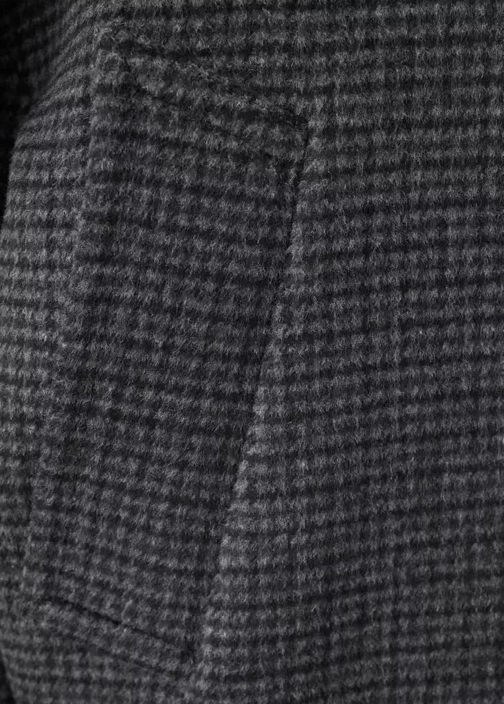 Blue Houndstooth Wool Jacket, Navy, large image number 7