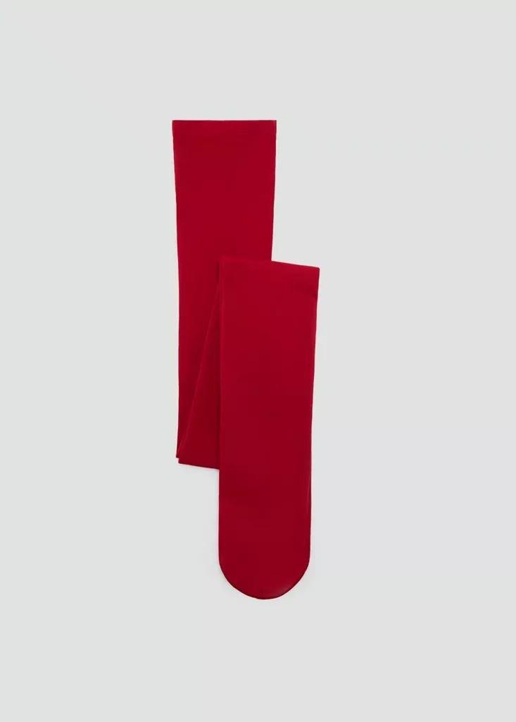 Red Plain Socks Stockings, Red, large image number 0