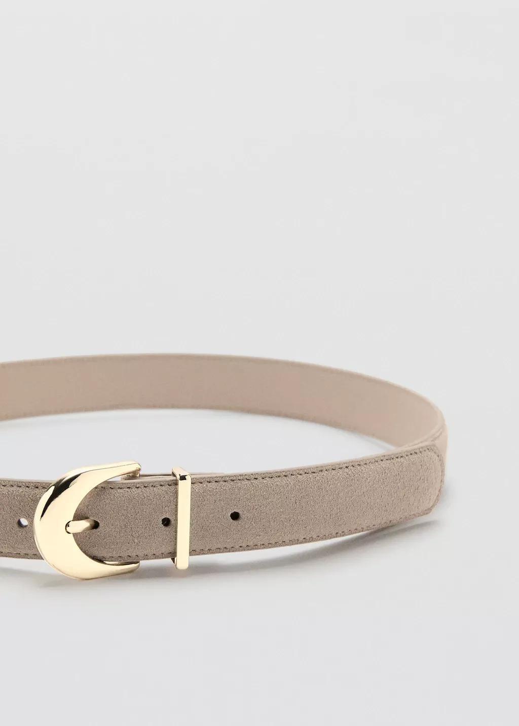 Brown Lt Pastel Oval Buckle Belt, 0201_07, large image number 0