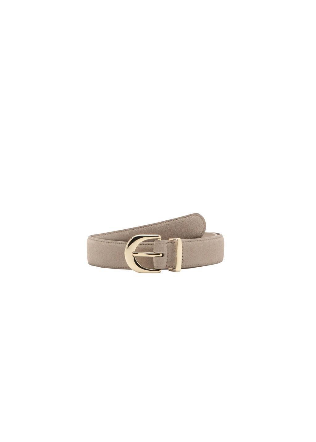 Brown Lt Pastel Oval Buckle Belt, 0201_07, large image number 2