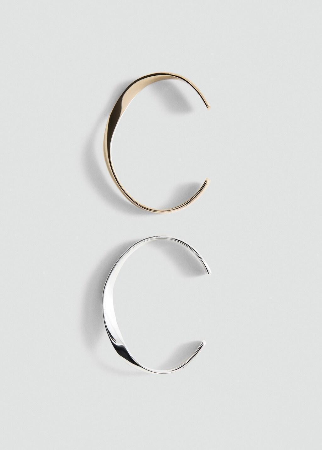 Gold Fine Rigid Bangle, 0201_OR, large image number 1
