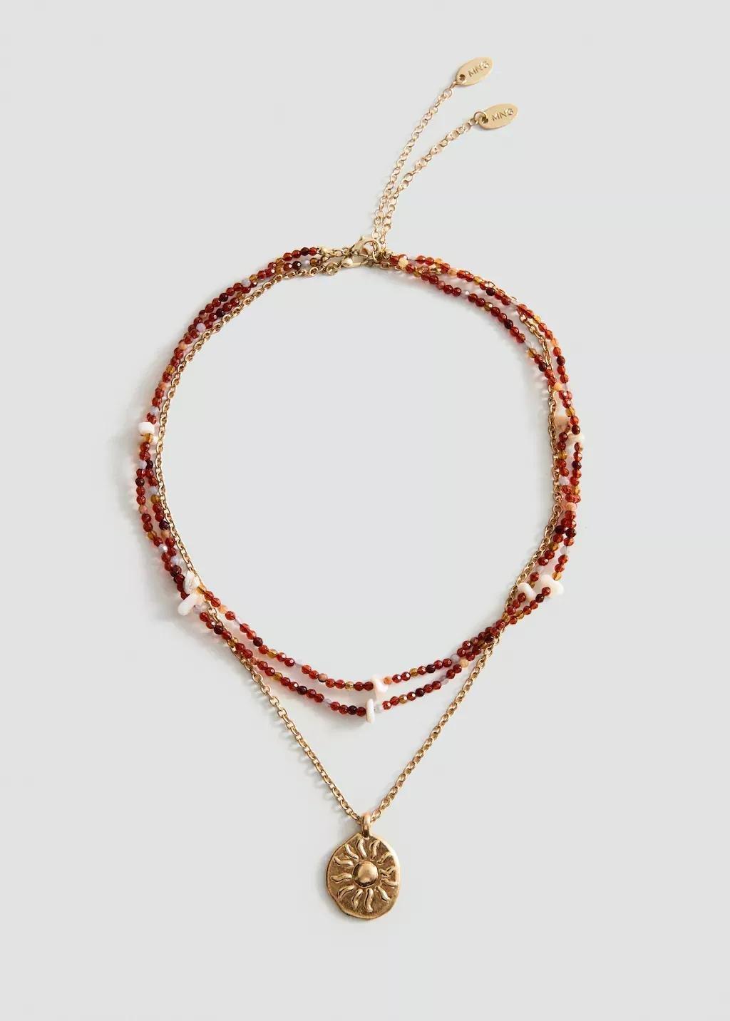 Gold Set 2 Combined Necklaces, Gold, large image number 3