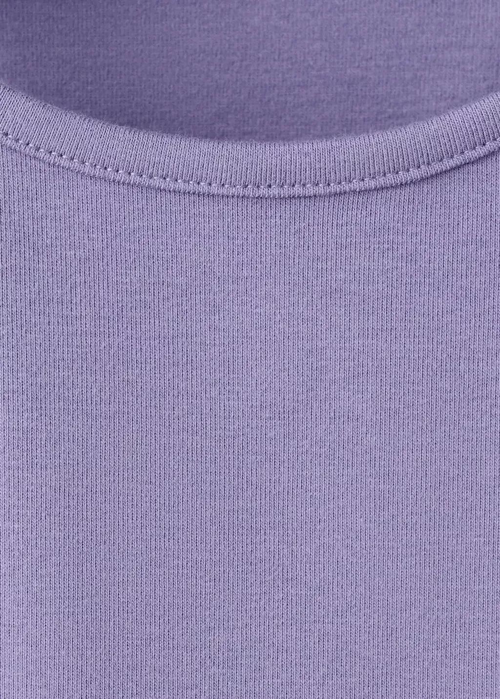 Purple Lt Pastel Halter Cotton Top, Light-Pastel Purple, large image number 5