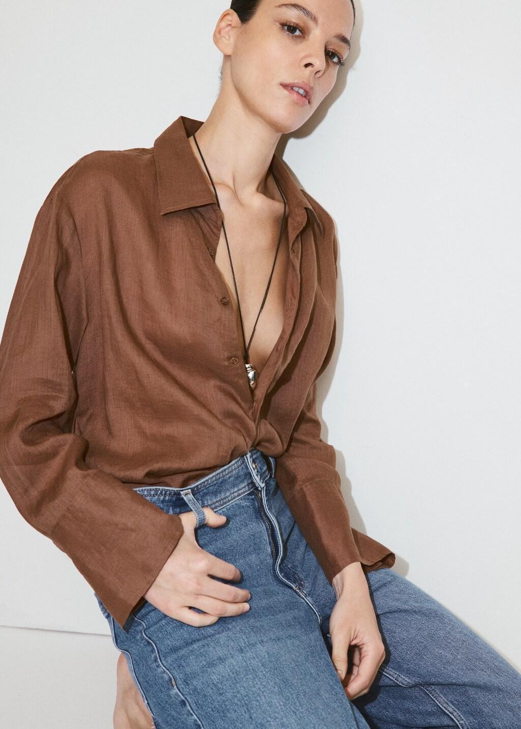 Blue Catherin Culotte High-Rise Jeans, Open Blue, large image number 3