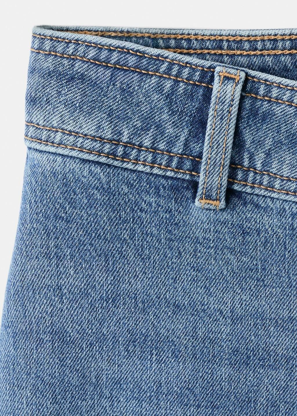 Blue Catherin Culotte High-Rise Jeans, Open Blue, large image number 5