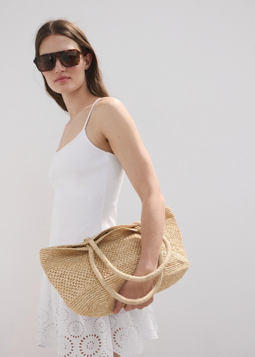 White Short Cutwork Dress, White, large image number 3