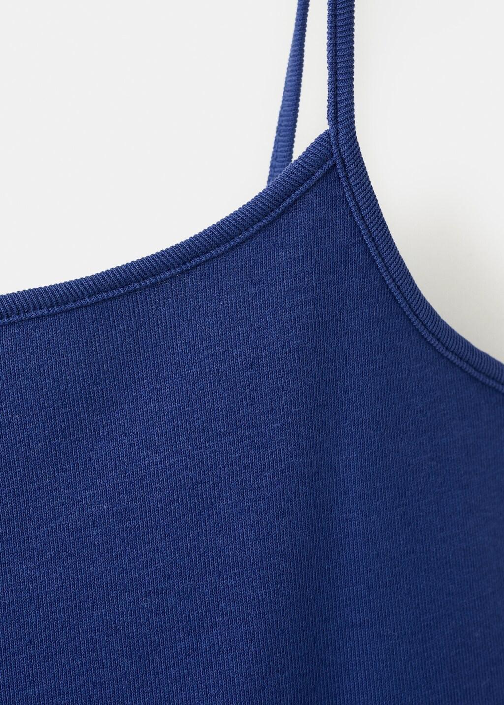 Blue Short Cutwork Dress, Medium Blue, large image number 1