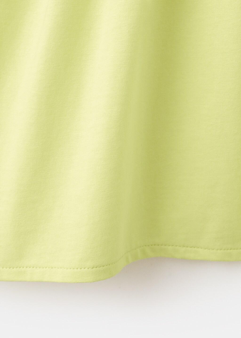 Yellow Ruched Bardot Dress, Kids Girls, Bright Yellow, large image number 0