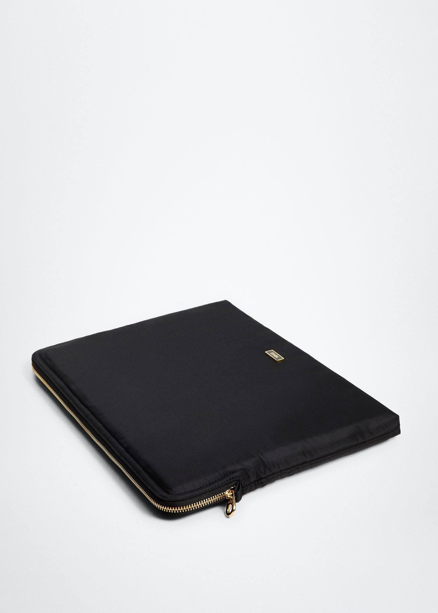 black Padded laptop case, , large image number 1