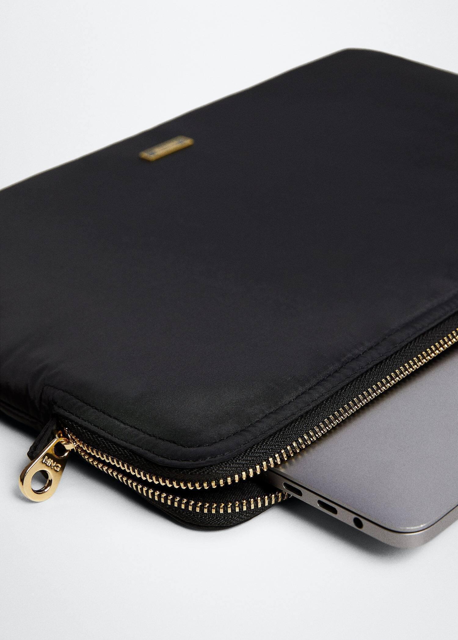 black Padded laptop case, , large image number 2