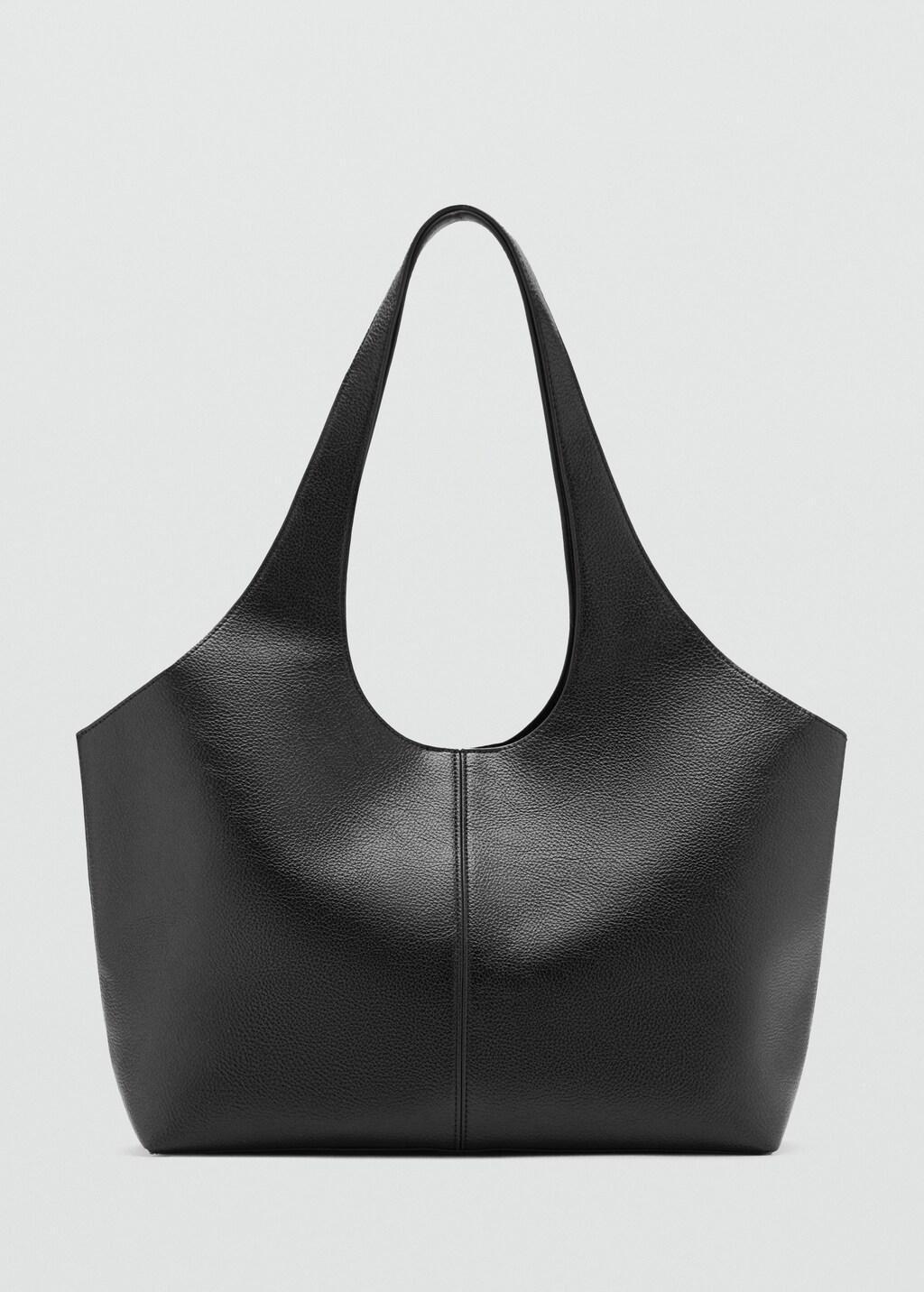 Black Large Shopper Bag, Black, large image number 3