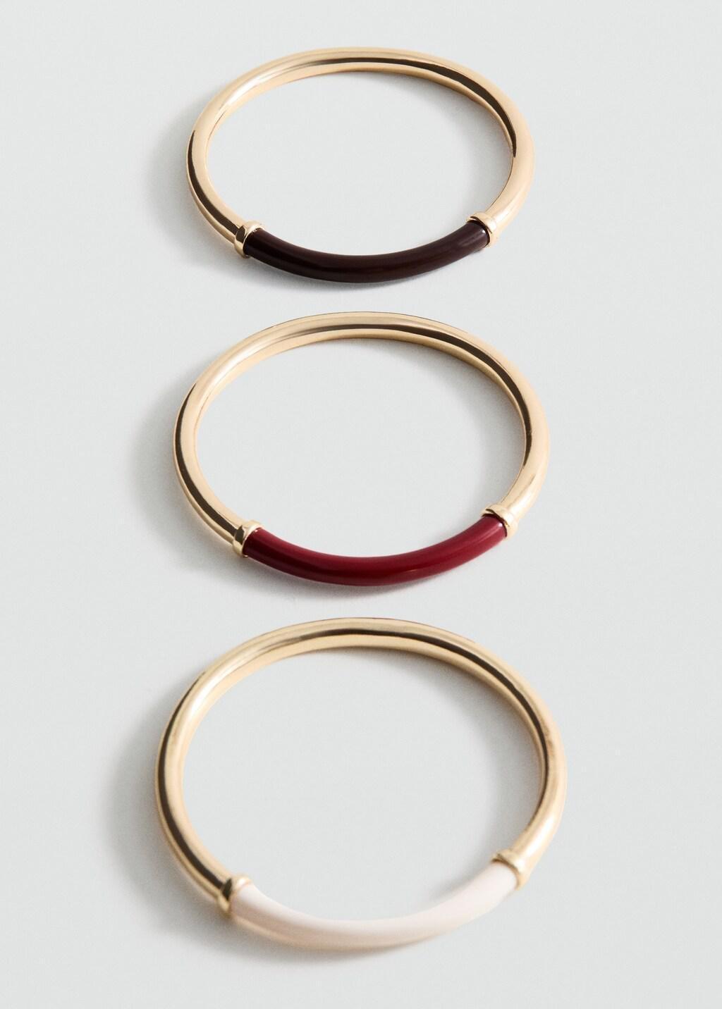 Gold Combined Brooches, Set Of 5, Gold, large image number 1