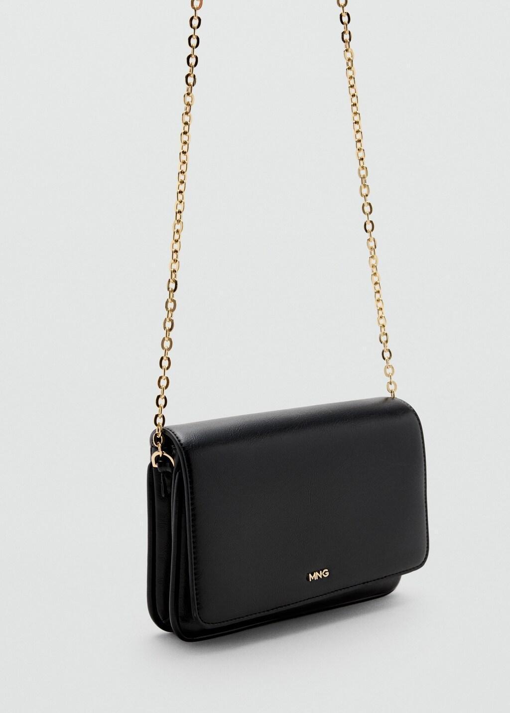 Black Small Crossbody Bag, Black, large image number 0