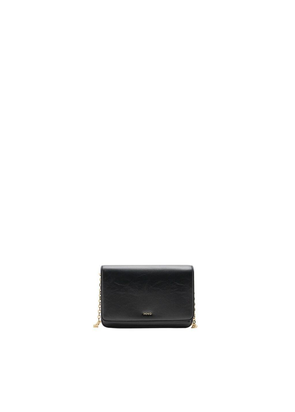 Black Small Crossbody Bag, Black, large image number 2