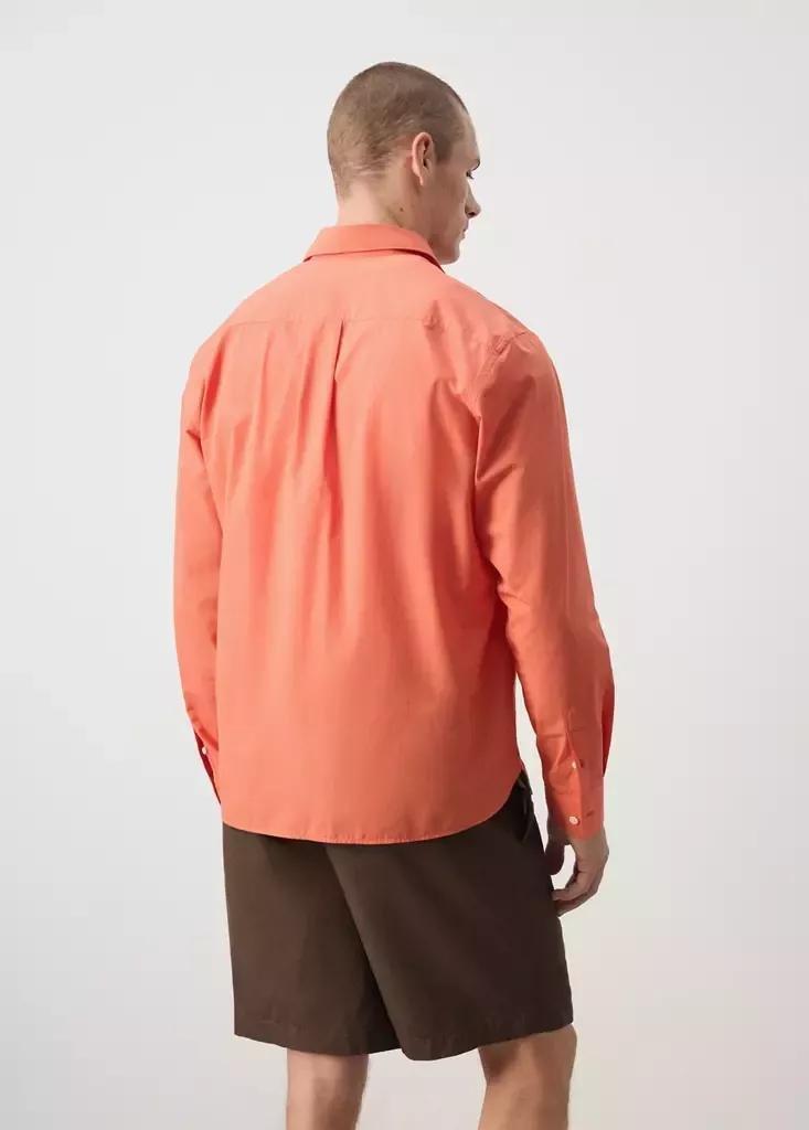 Yellow Relaxed Fit Shirt Cotton, Yellow, medium