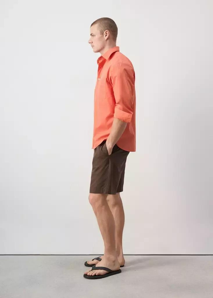 Yellow Relaxed Fit Shirt Cotton, Yellow, large image number 4