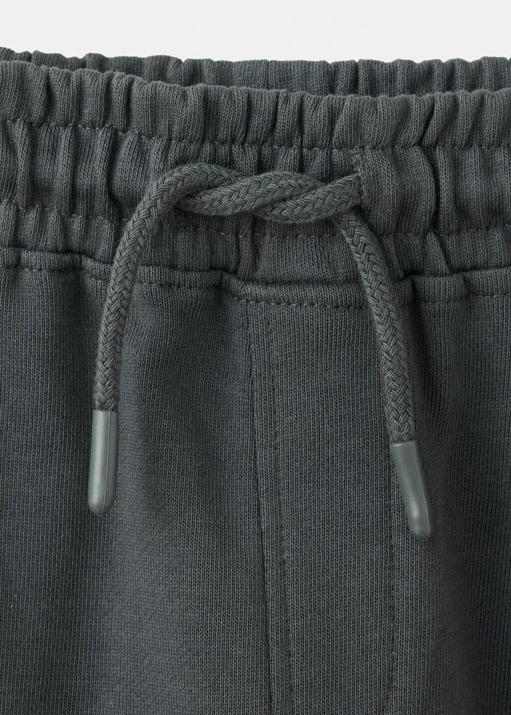 Grey Loose Fit Jogger Trousers, Kids Boy, Charcoal, large image number 0