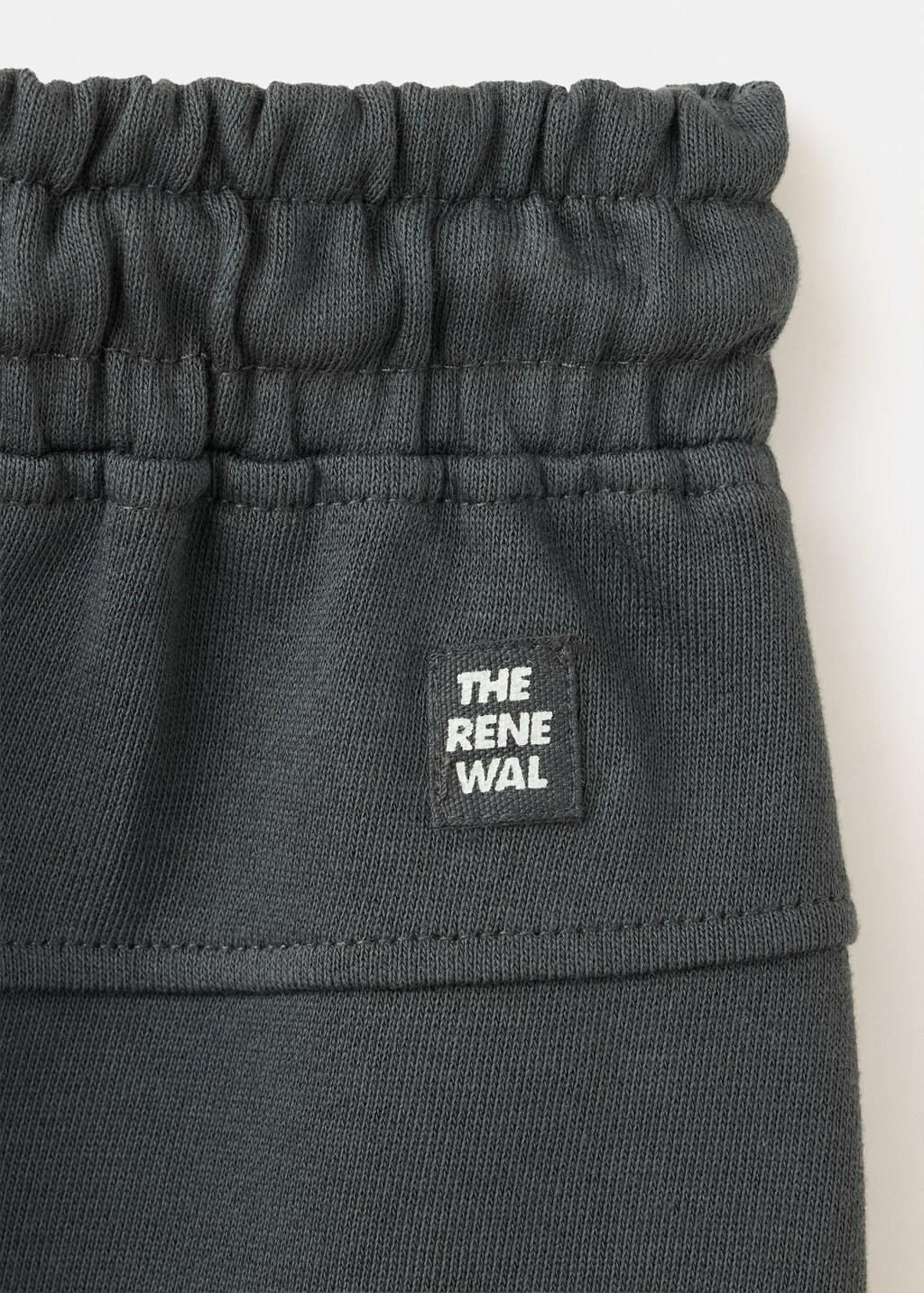 Grey Loose Fit Jogger Trousers, Kids Boy, Charcoal, medium