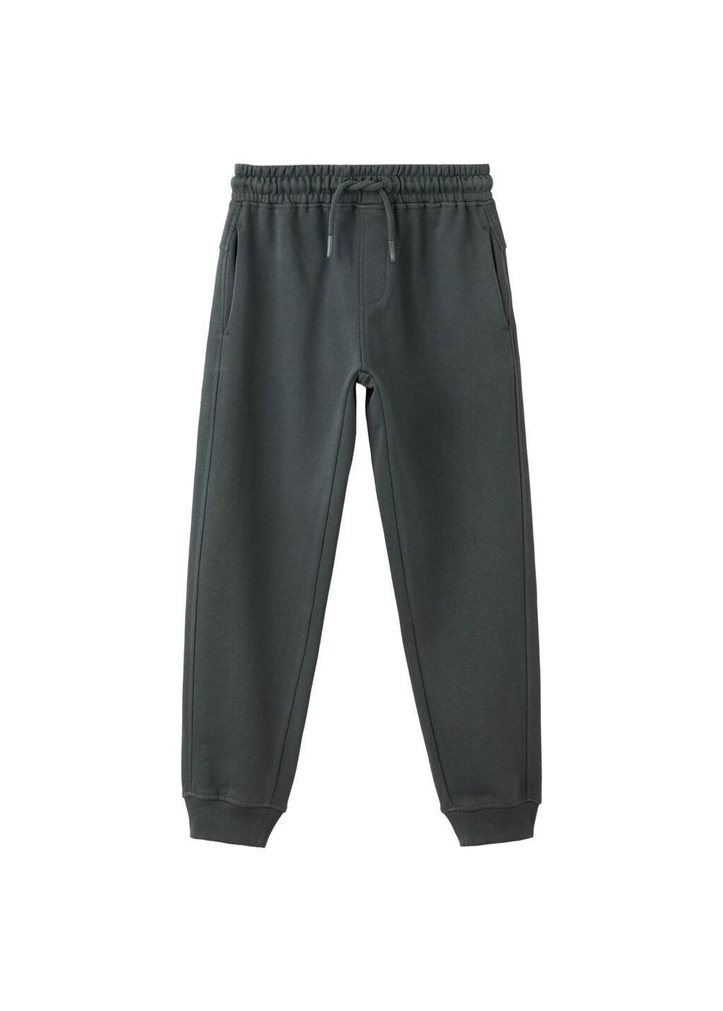 Grey Loose Fit Jogger Trousers, Kids Boy, Charcoal, large image number 3