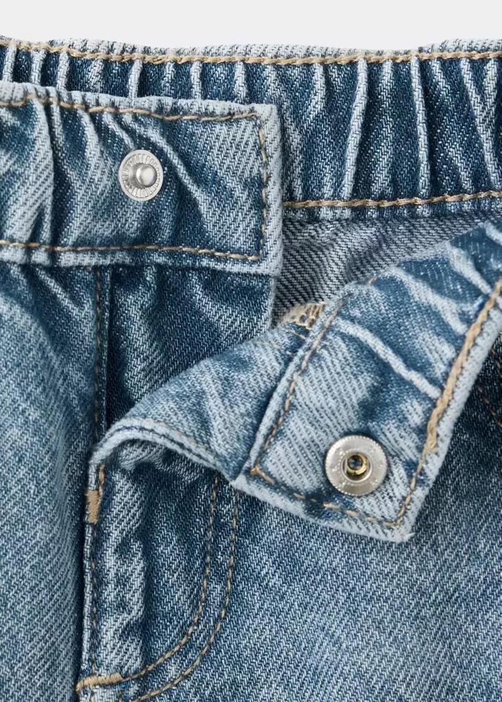 Blue Cotton Paper bag Jeans, Baby Boys, 0201_DI, large image number 2