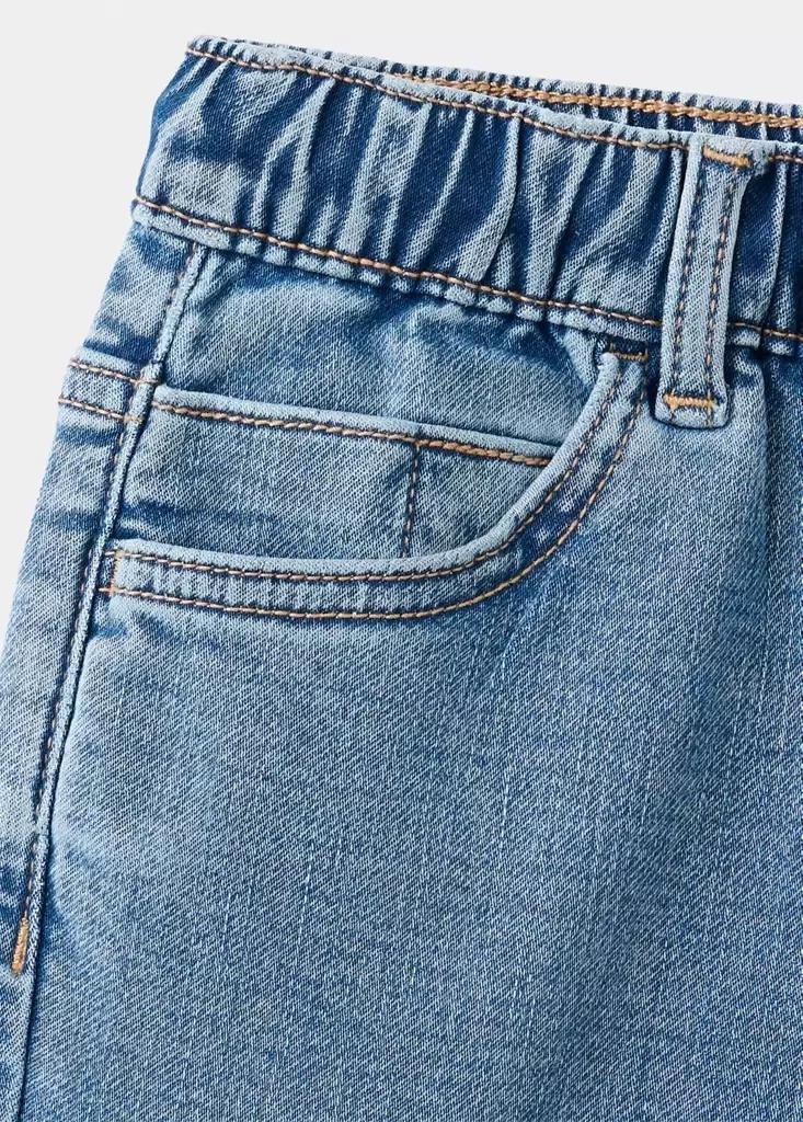 Blue Comfy Jeans With Drawstring, Kids Boys, Open Blue, large image number 3