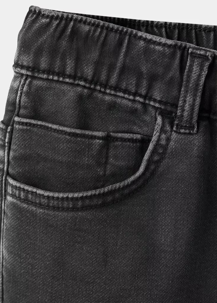 Grey Comfy Jeans With Drawstring, Kids Boys, Open Grey, large image number 3
