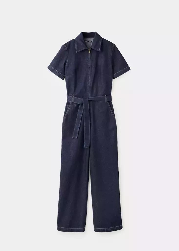 Blue Denim Jumpsuit Belt, , large image number 4