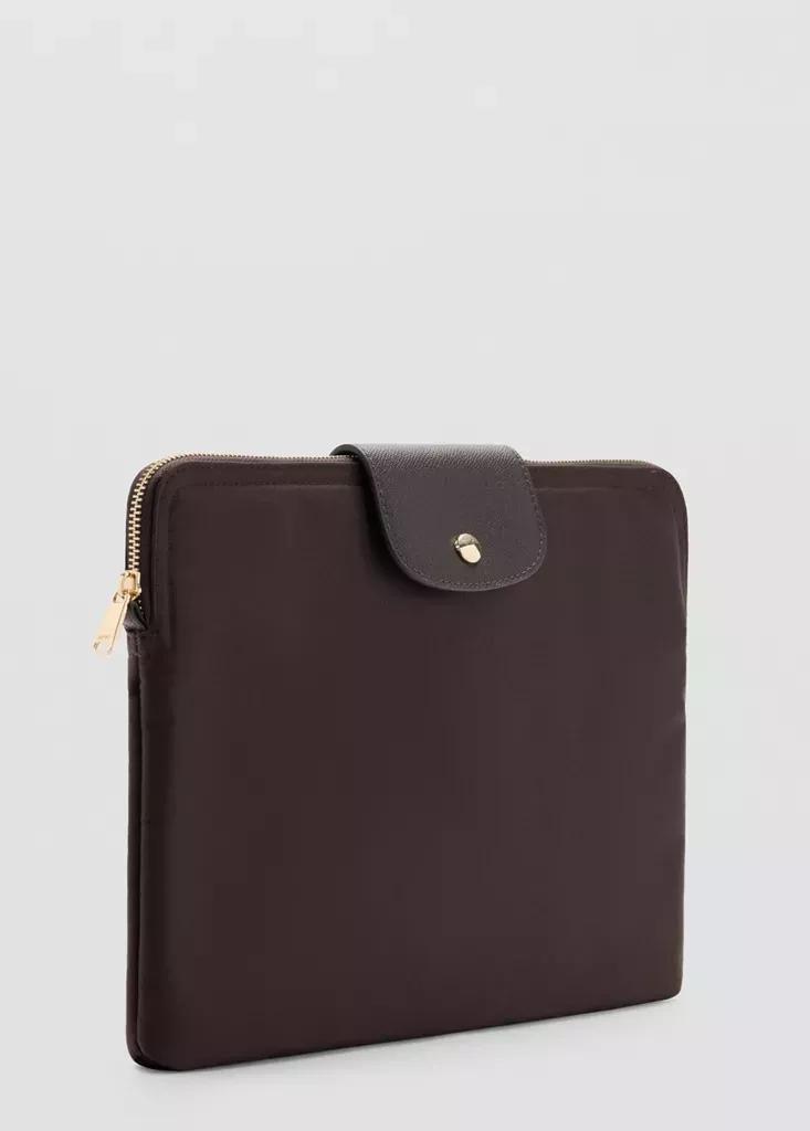 Brown Nylon Laptop Case, , large image number 1