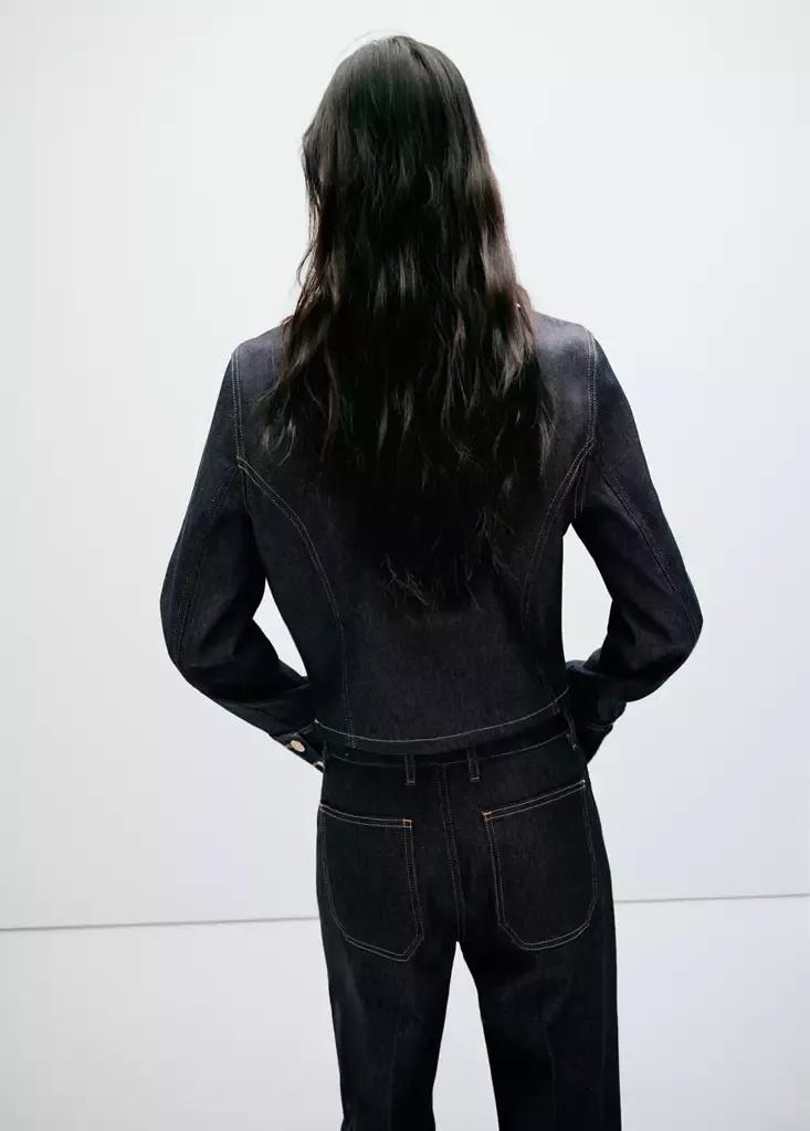 Blue Denim Jacket With Pockets, , large image number 2