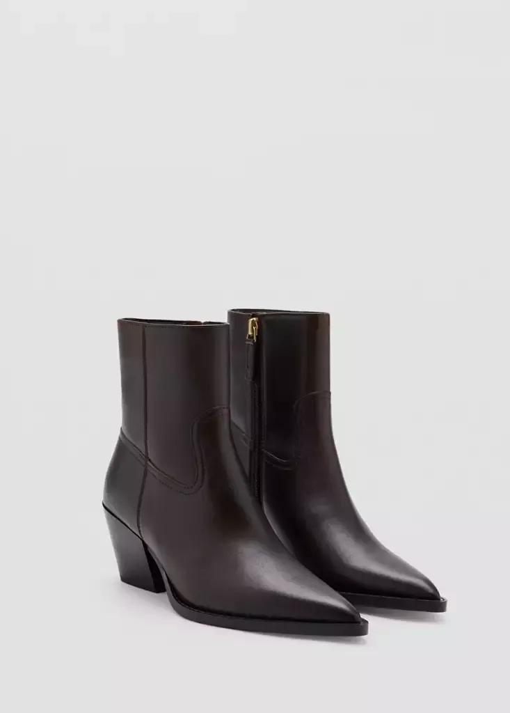 Brown Ankle Boots Giulia, Dark Brown, large image number 1