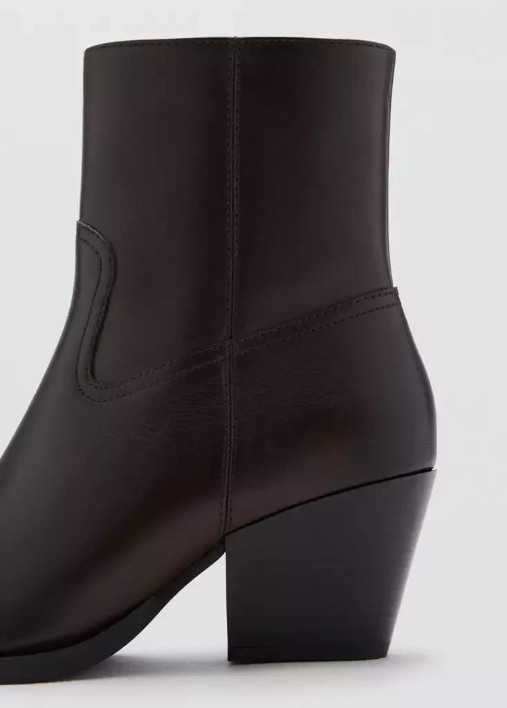 Brown Ankle Boots Giulia, Dark Brown, large image number 2