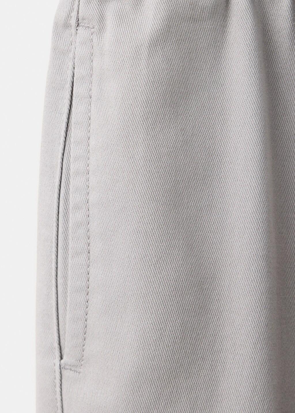 Grey Cotton Cargo Pants, Kids Boys, Grey, large image number 3