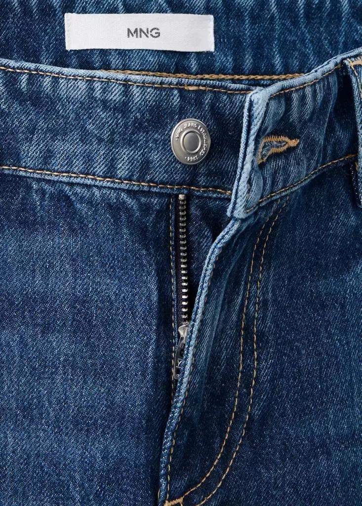 Blue Low-Rise Slim Jeans, , large image number 6