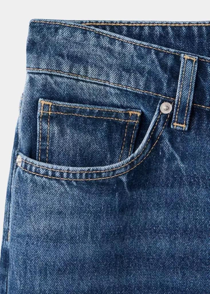 Blue Low-Rise Slim Jeans, , large image number 7