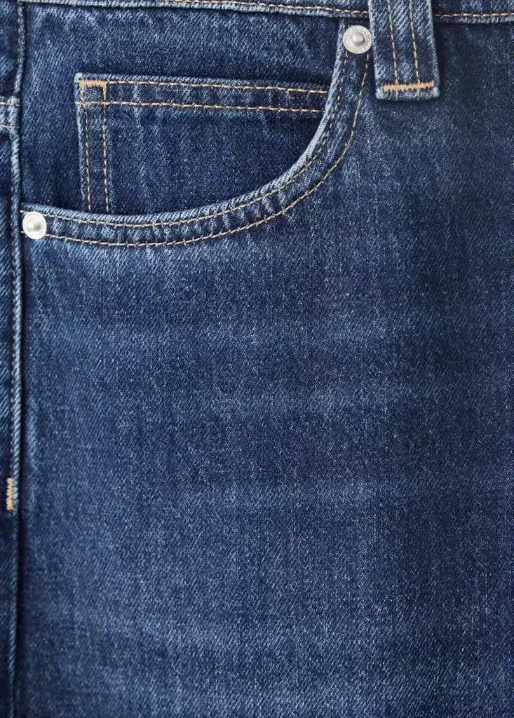 Blue Low-Rise Balloon Jeans, , large image number 6