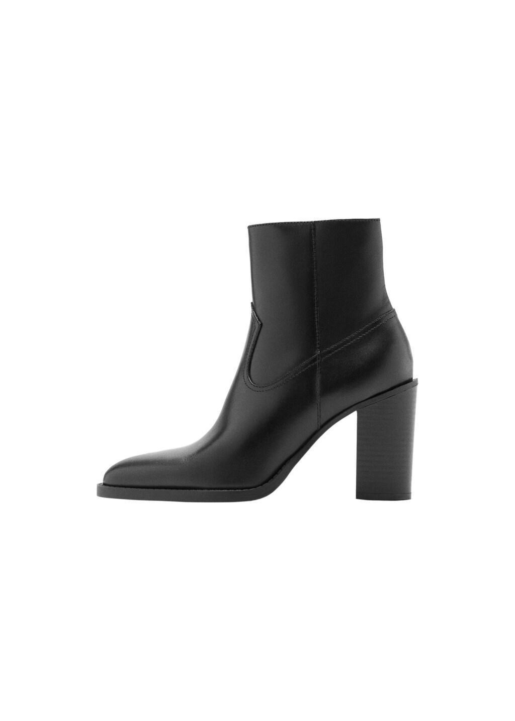 Black Ankle Boots Aurora, Black, medium