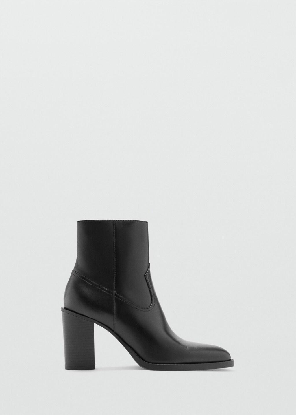 Black Ankle Boots Aurora, Black, large image number 3