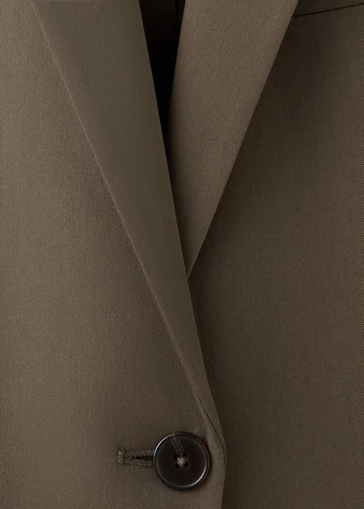 Green Fitted Suit Blazer, , large image number 5