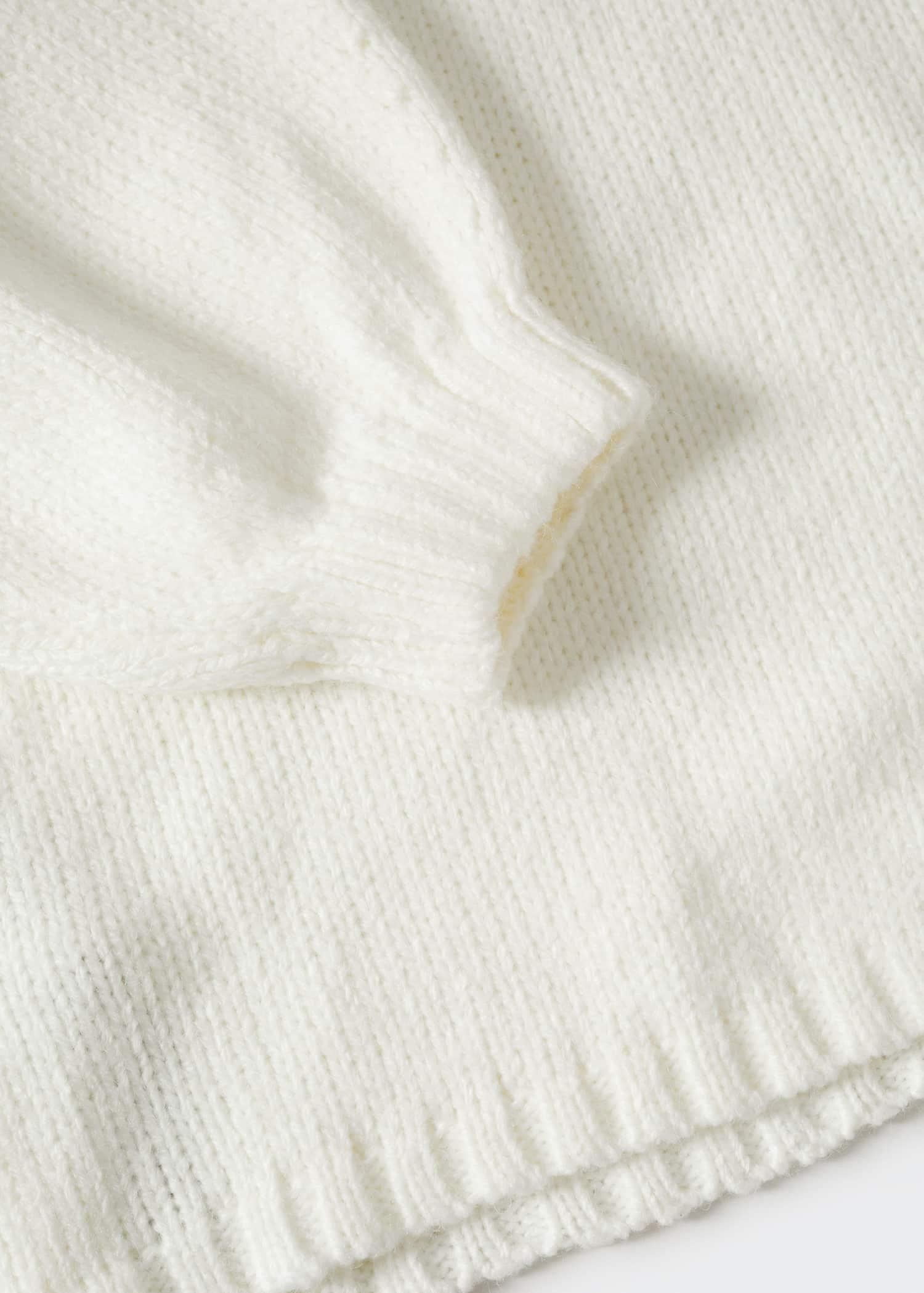 White Turtleneck Sweater, , large image number 5
