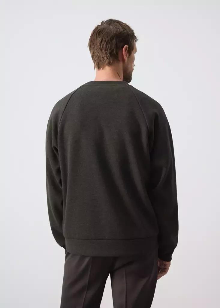 Brown Brushed-Effect Sweatshirt, Brown, large image number 2