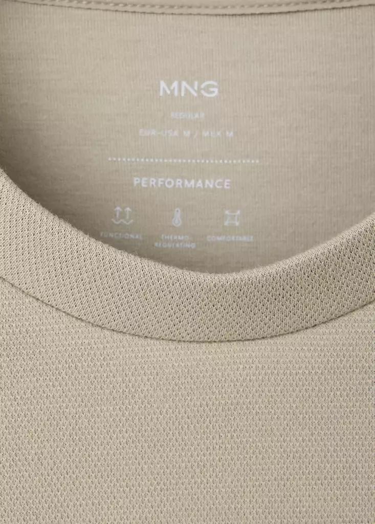 Grey Thermolite Regular Fit Sweatshirt, Light Pastel Grey, large image number 7