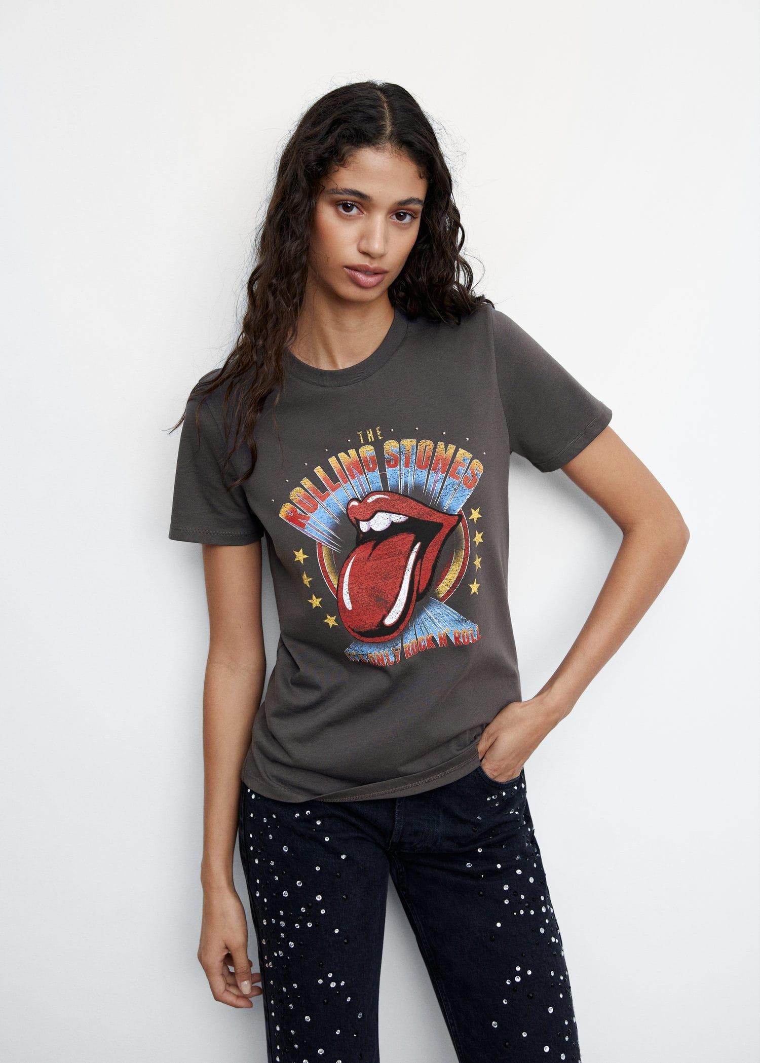 Mango rolling stones outlet sweatshirt