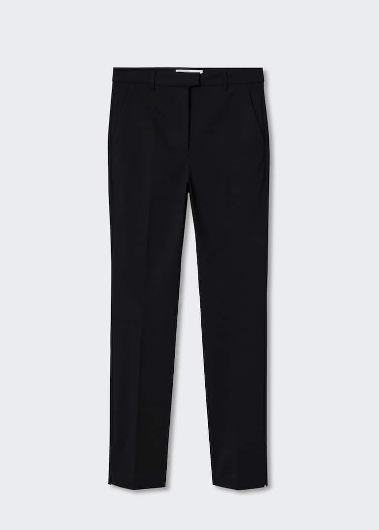 Black Crop Skinny Trousers, , large image number 4