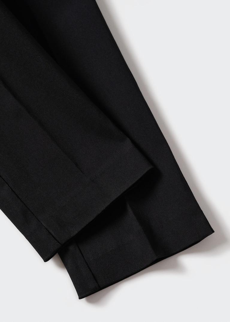 Black Crop Skinny Trousers, , large image number 5