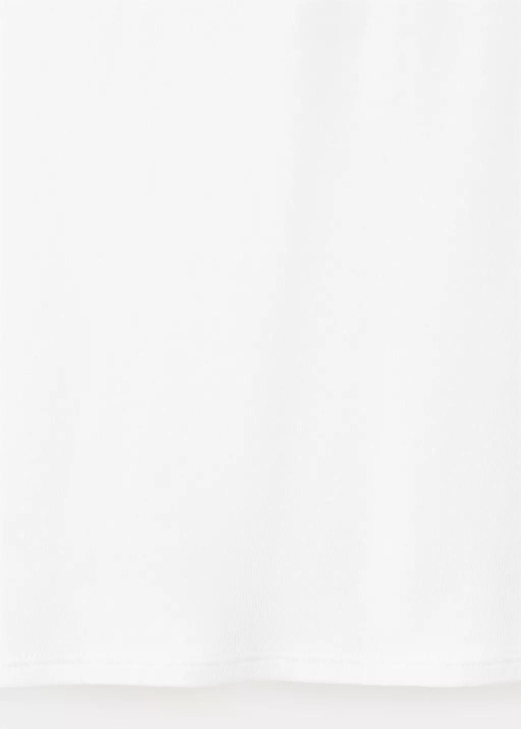 White Cotton T-Shirt, White, large image number 9
