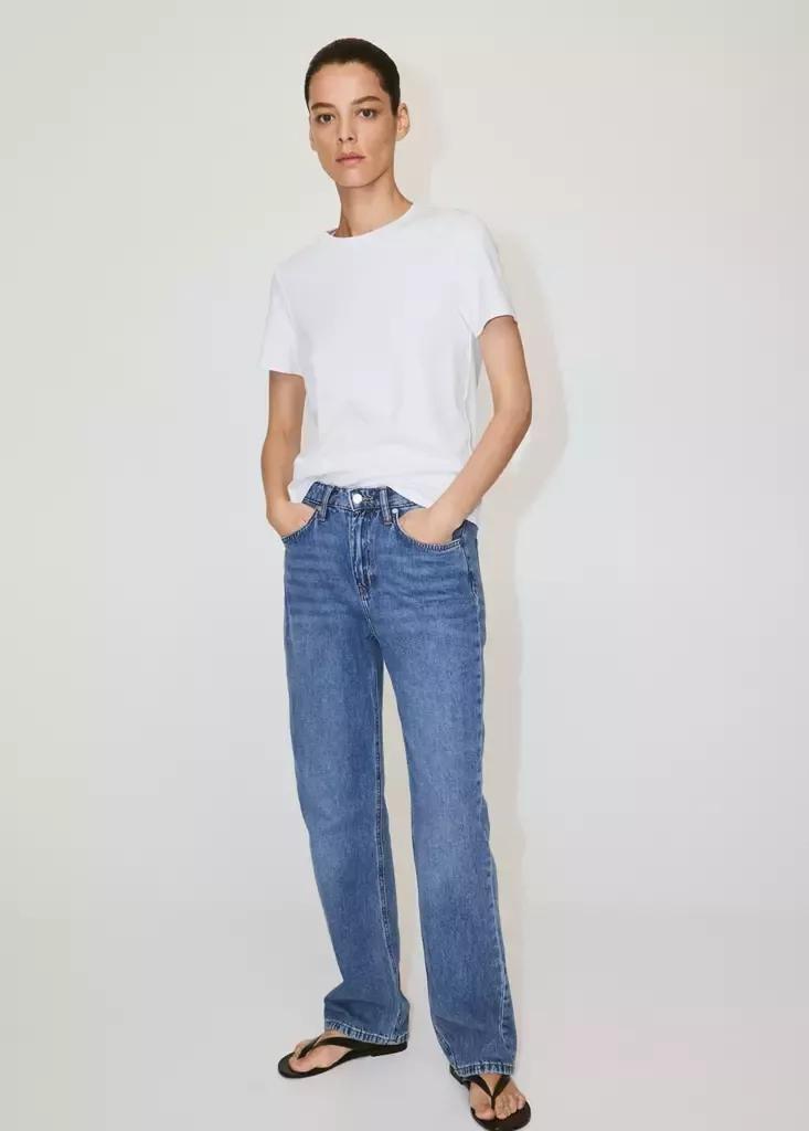 White Cotton T-Shirt, White, large image number 12